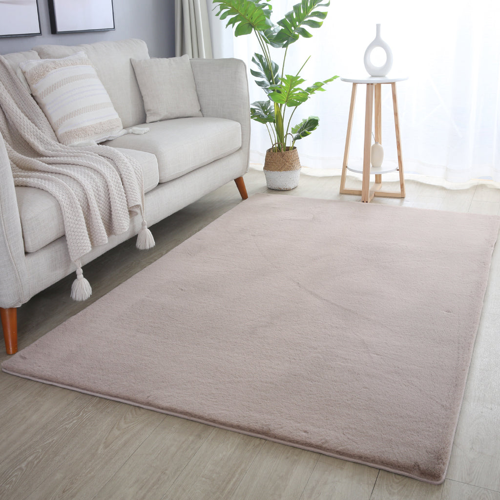Cuddly 5100 beige Plüschteppich kuschelig & weich