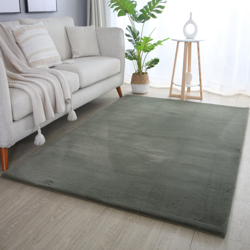 Cuddly 5100 khaki Plüschteppich kuschelig & weich