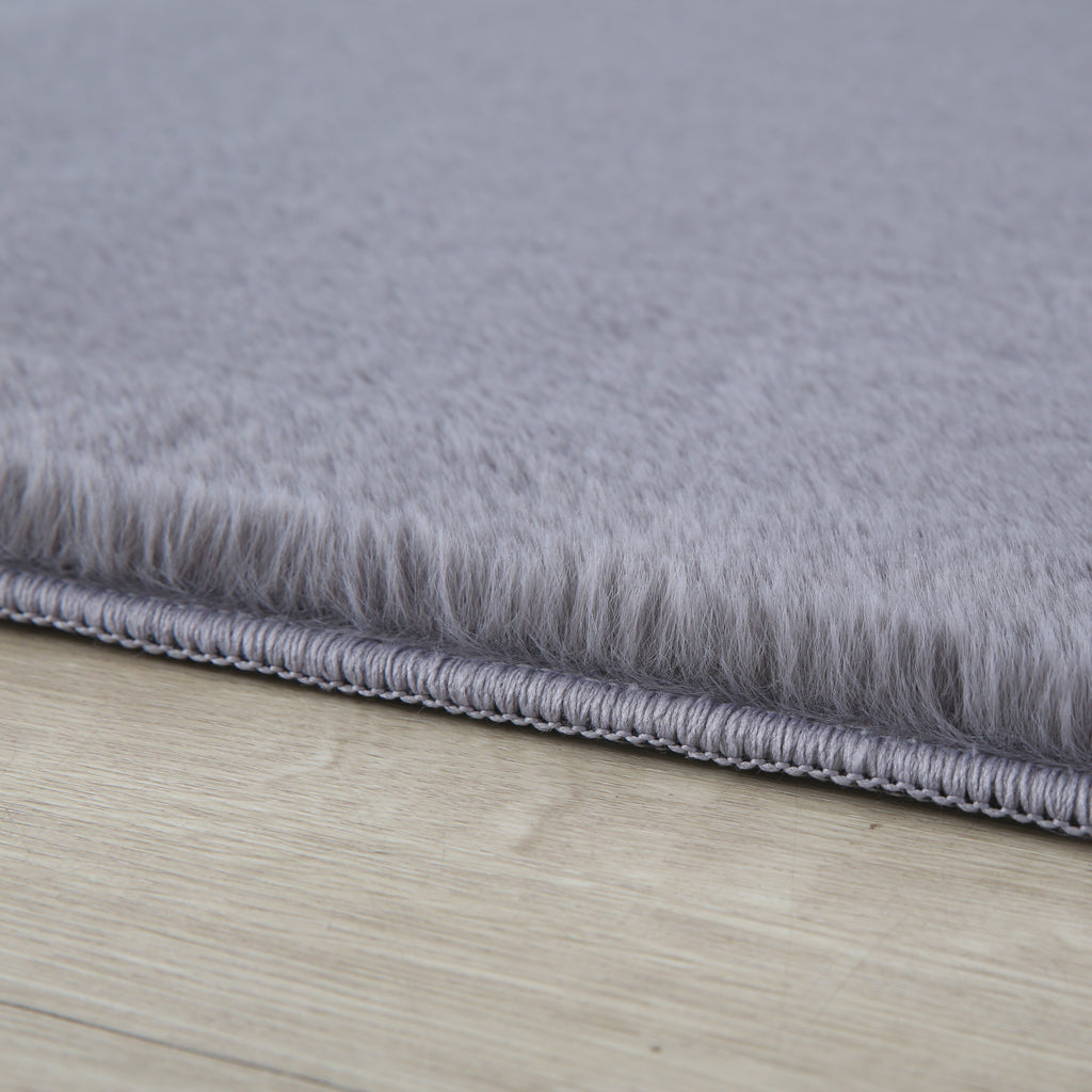 Cuddly 5100 grau Plüschteppich kuschelig & weich