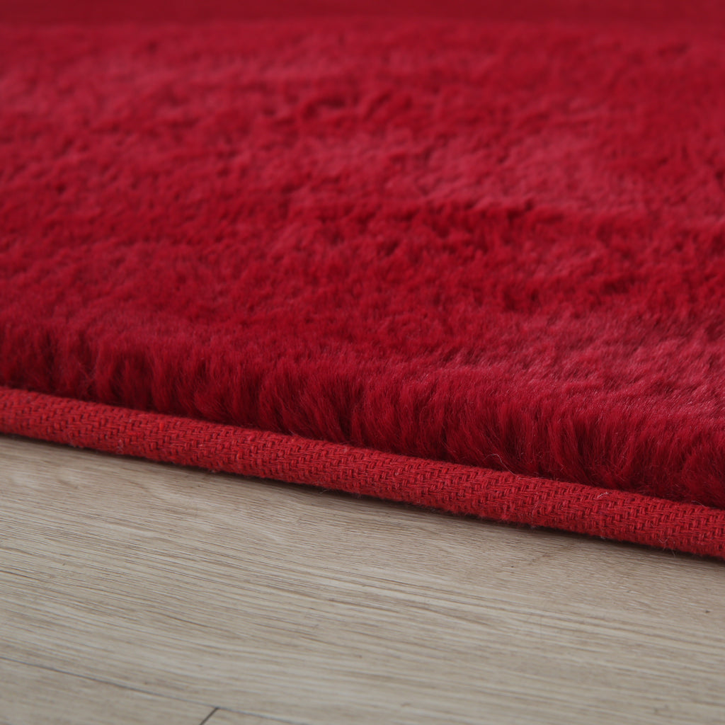 Cuddly 5100 rot Plüschteppich kuschelig & weich