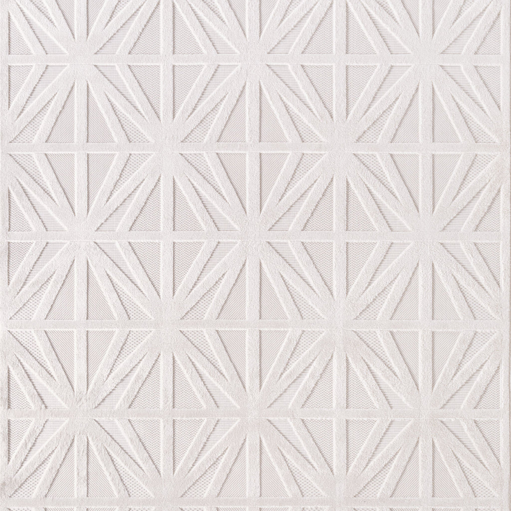 Desi 1655 creme Moderner Designer Teppich mit Hoch-Tief Strukturen