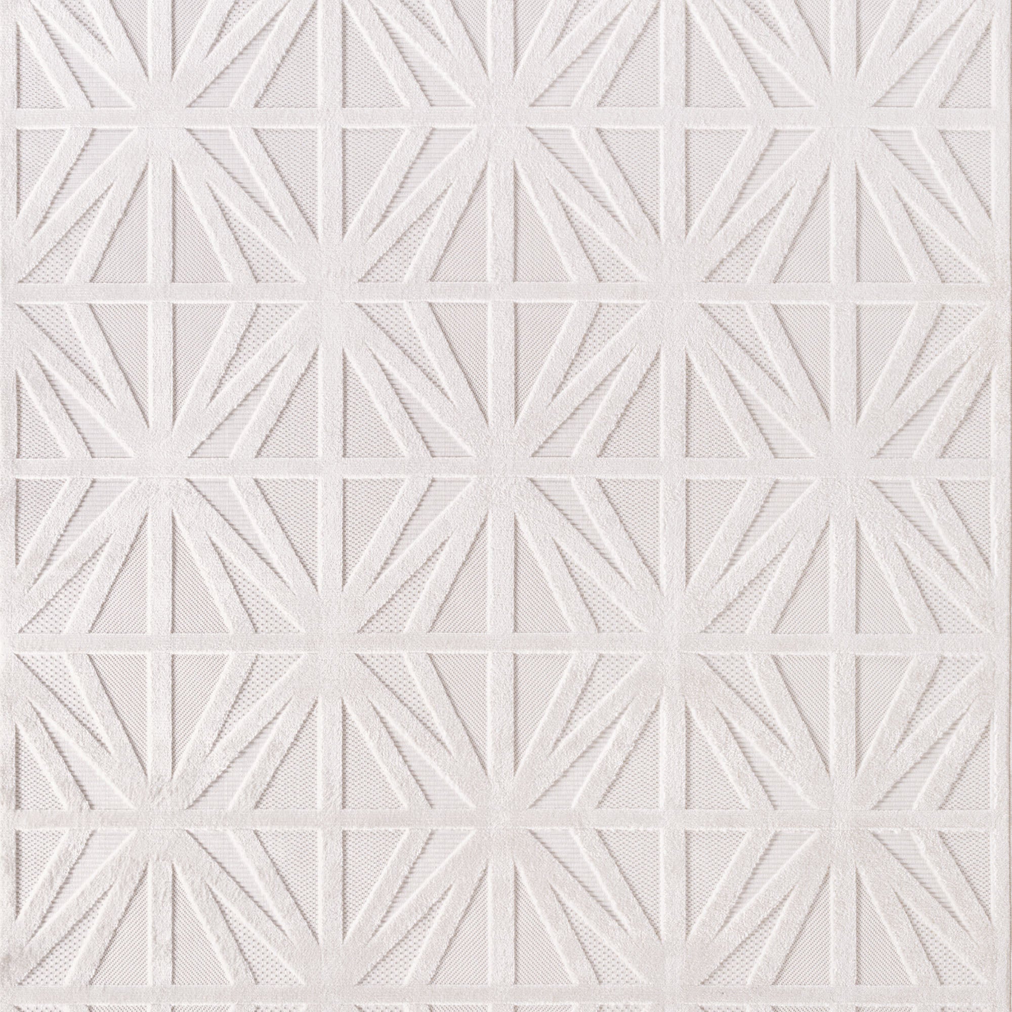 Desi 1655 creme Moderner Designer Teppich mit Hoch-Tief Strukturen
