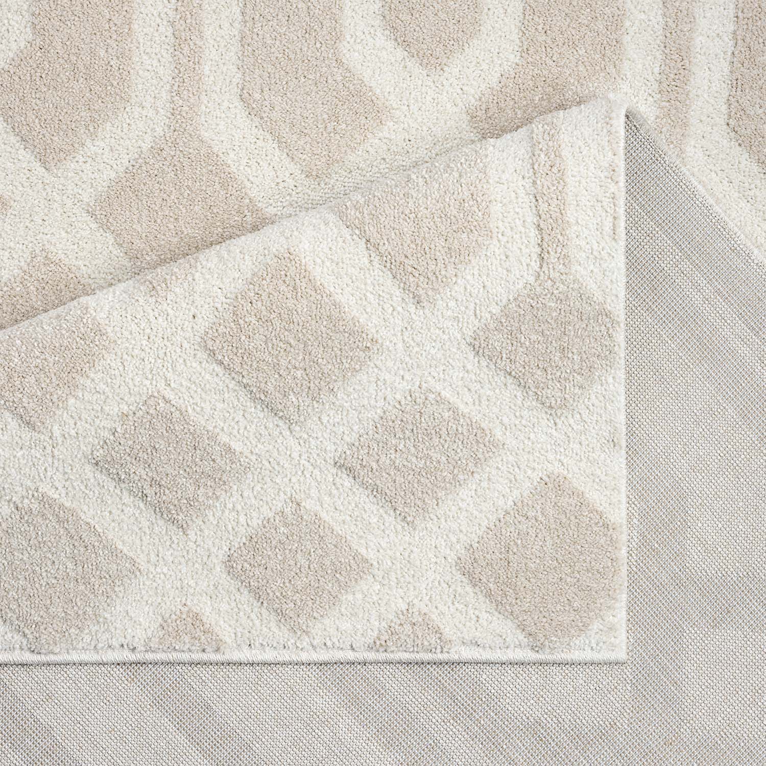 Maya 138 beige Moderner Designer Teppich