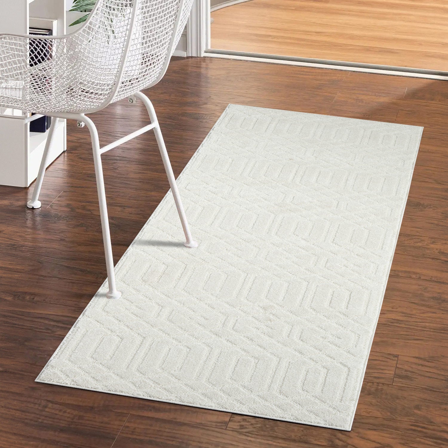 Maya 138 creme Moderner Designer Teppich