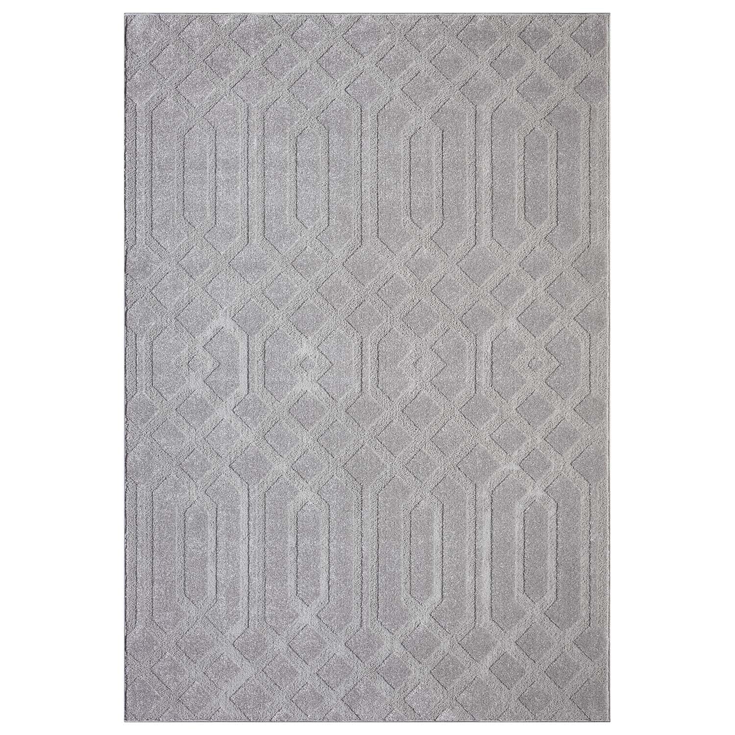 Maya 138 grau Moderner Designer Teppich