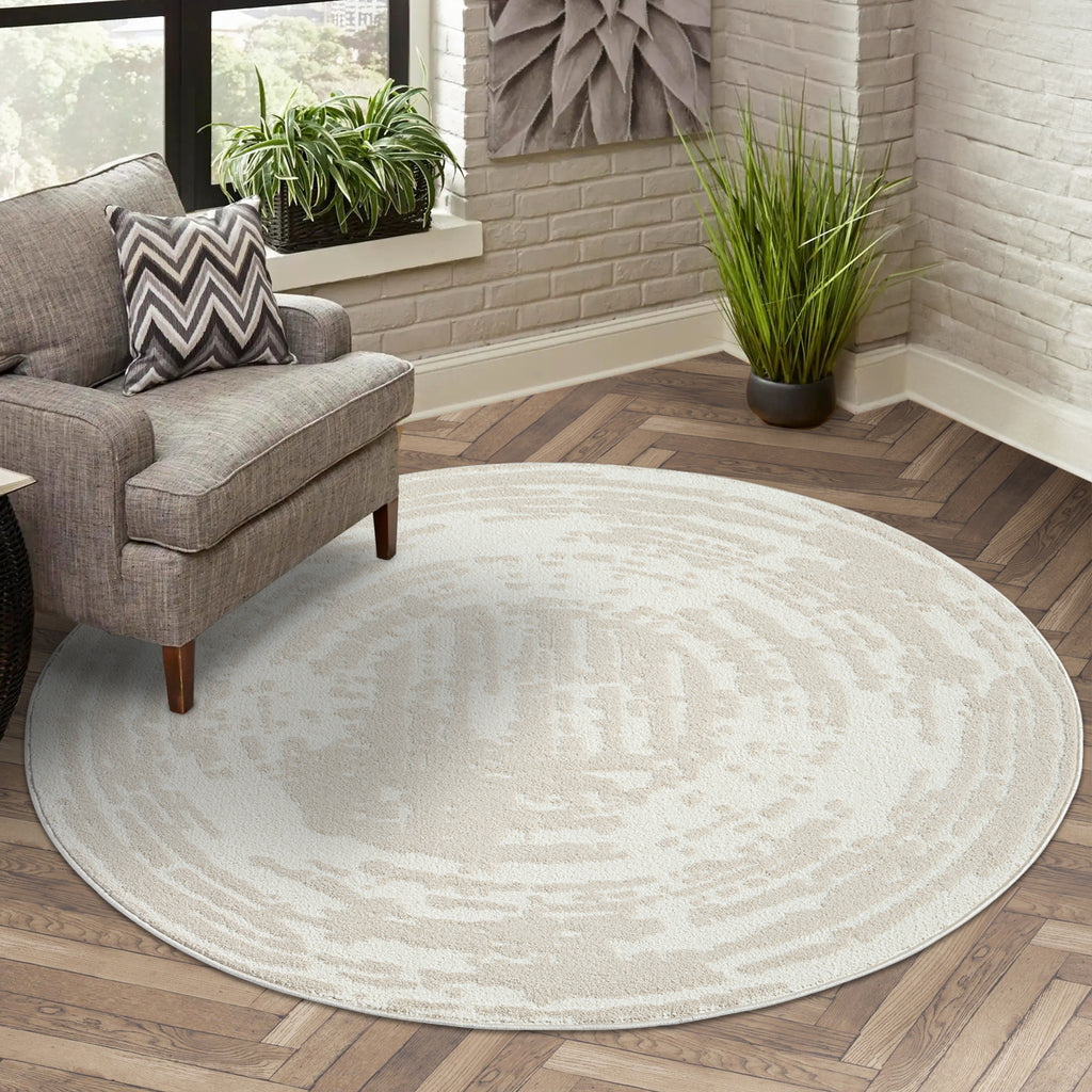 Maya 171 beige Moderner Designer Teppich