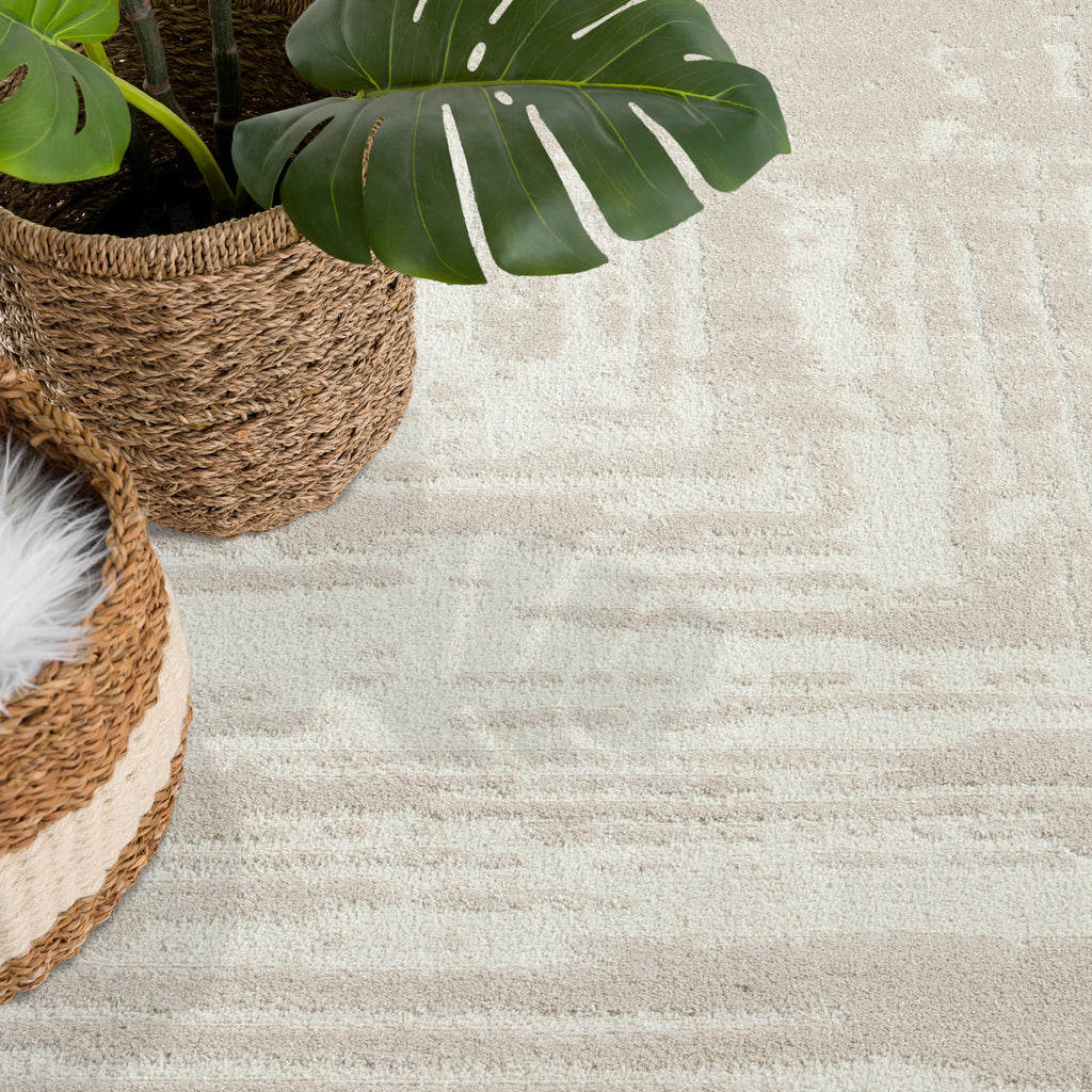 Maya 171 beige Moderner Designer Teppich