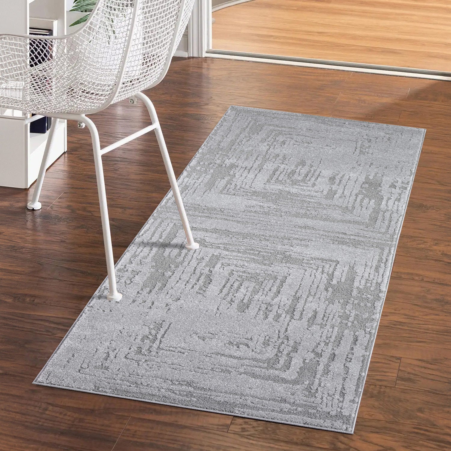 Maya 171 grau Moderner Designer Teppich