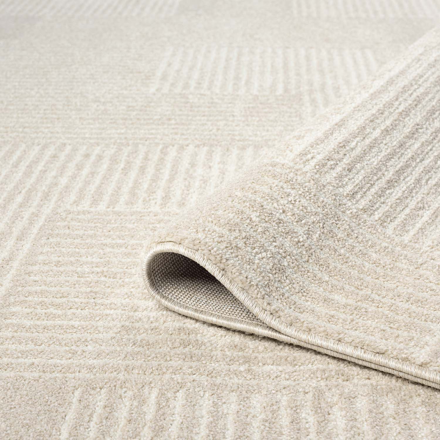 Maya 177 beige Moderner Designer Teppich