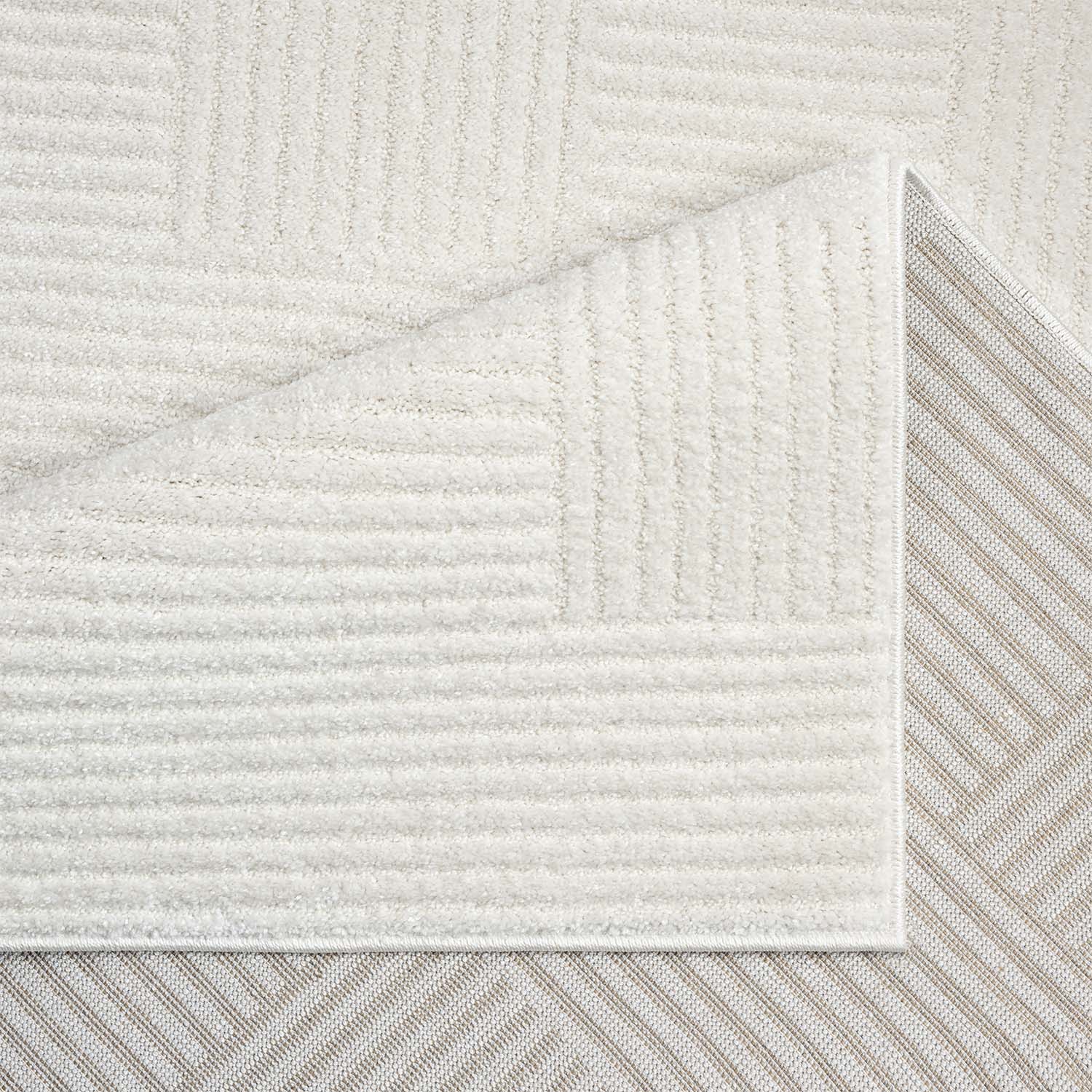 Maya 177 creme Moderner Designer Teppich