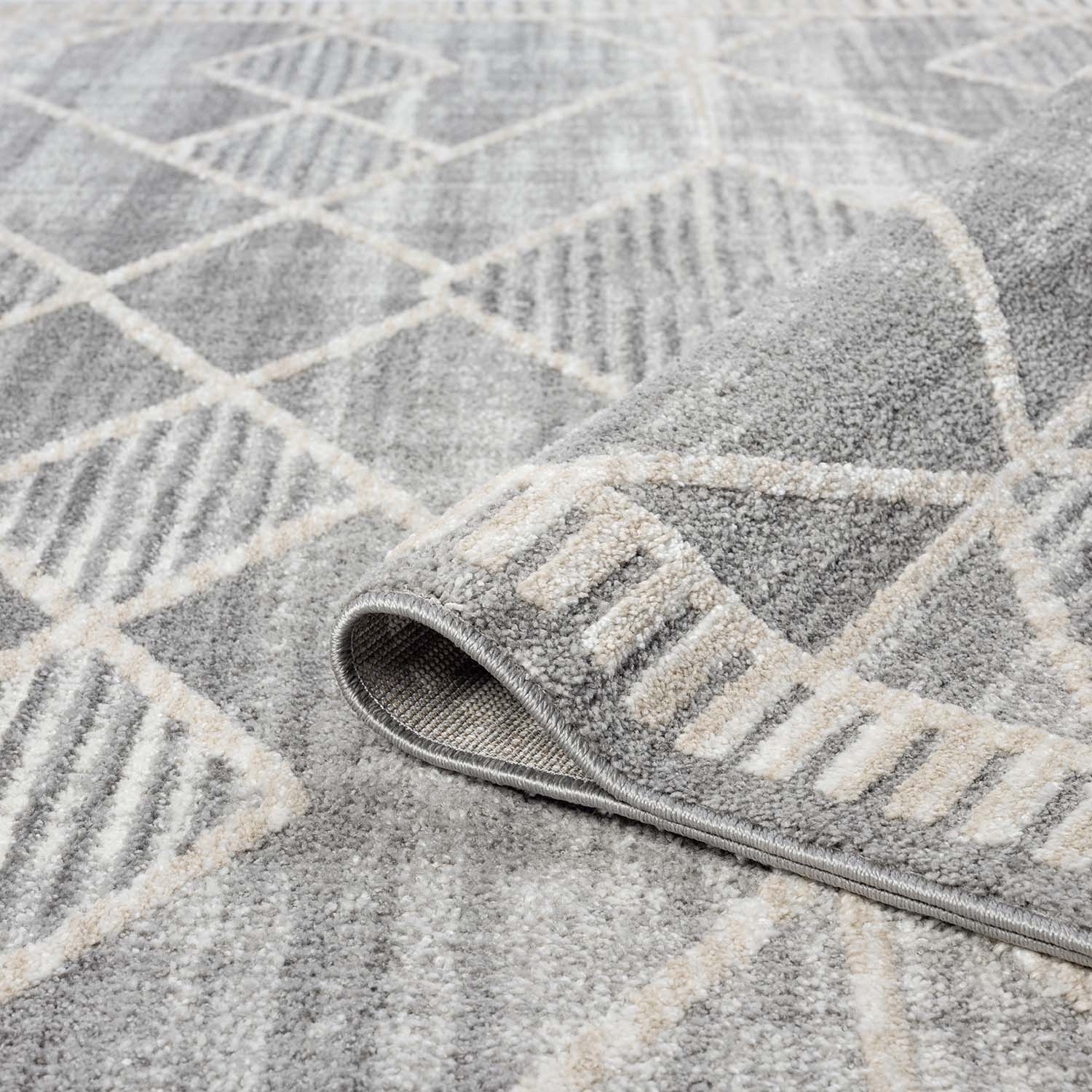 Maya 178 grau Moderner Designer Teppich