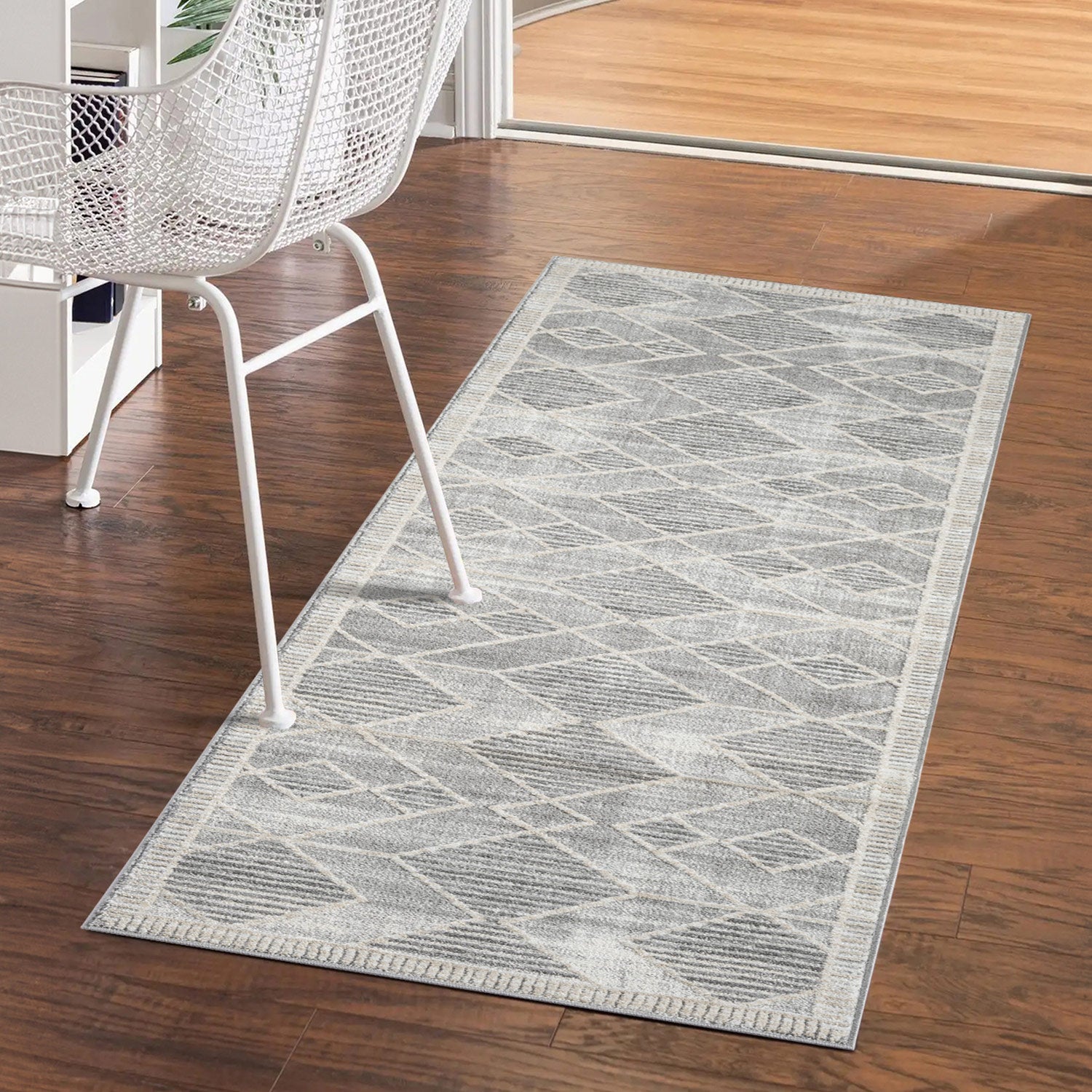 Maya 178 grau Moderner Designer Teppich