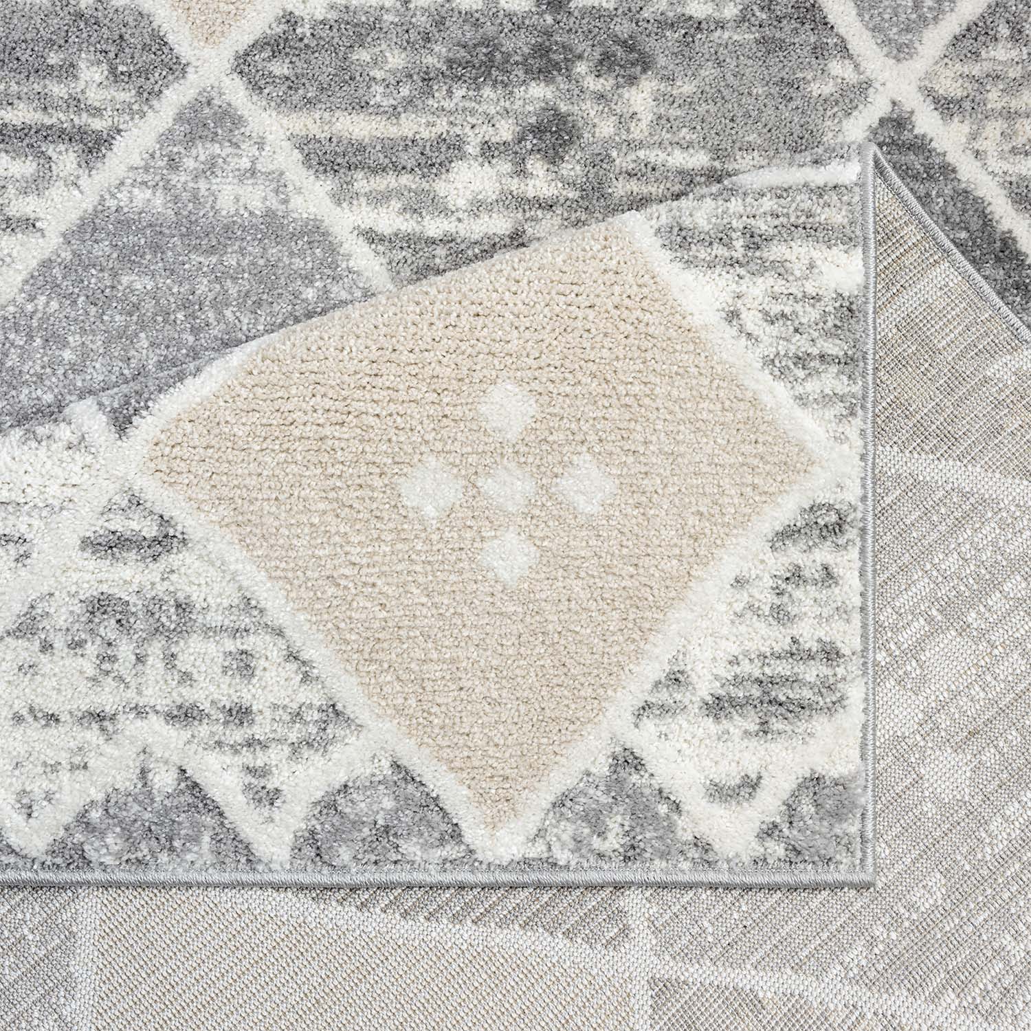 Maya 179 grau Moderner Designer Teppich