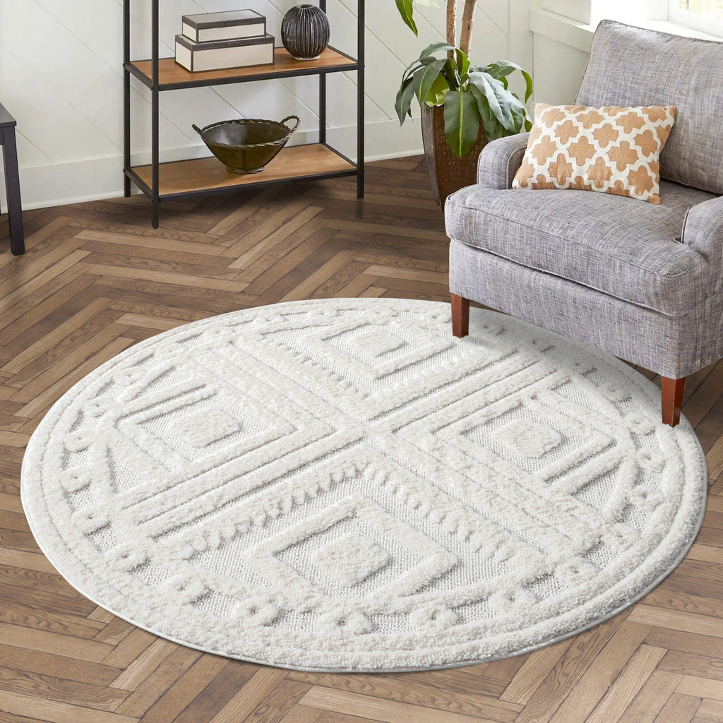 Fenya 777 creme Boho-Skandi-Stil Teppich
