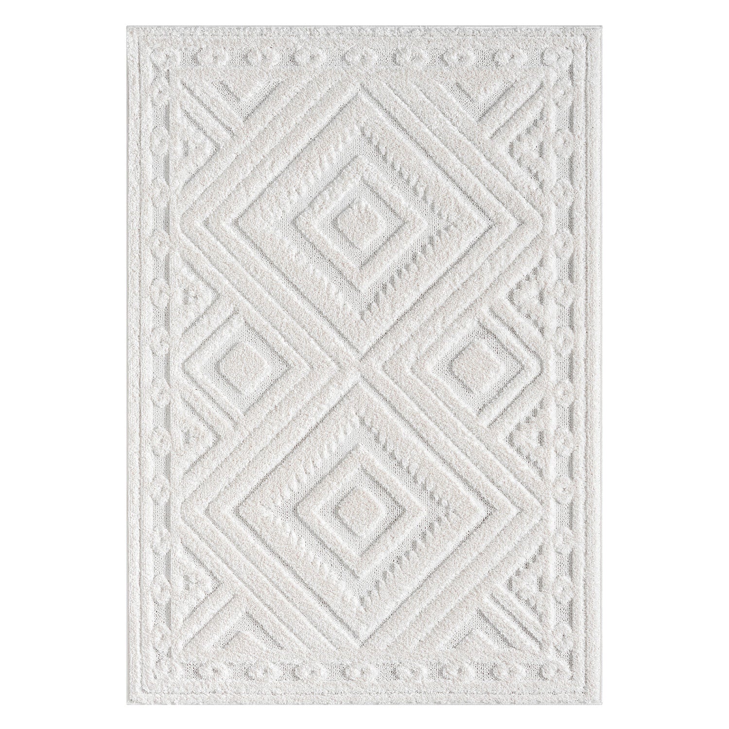 Fenya 777 creme Boho-Skandi-Stil Teppich