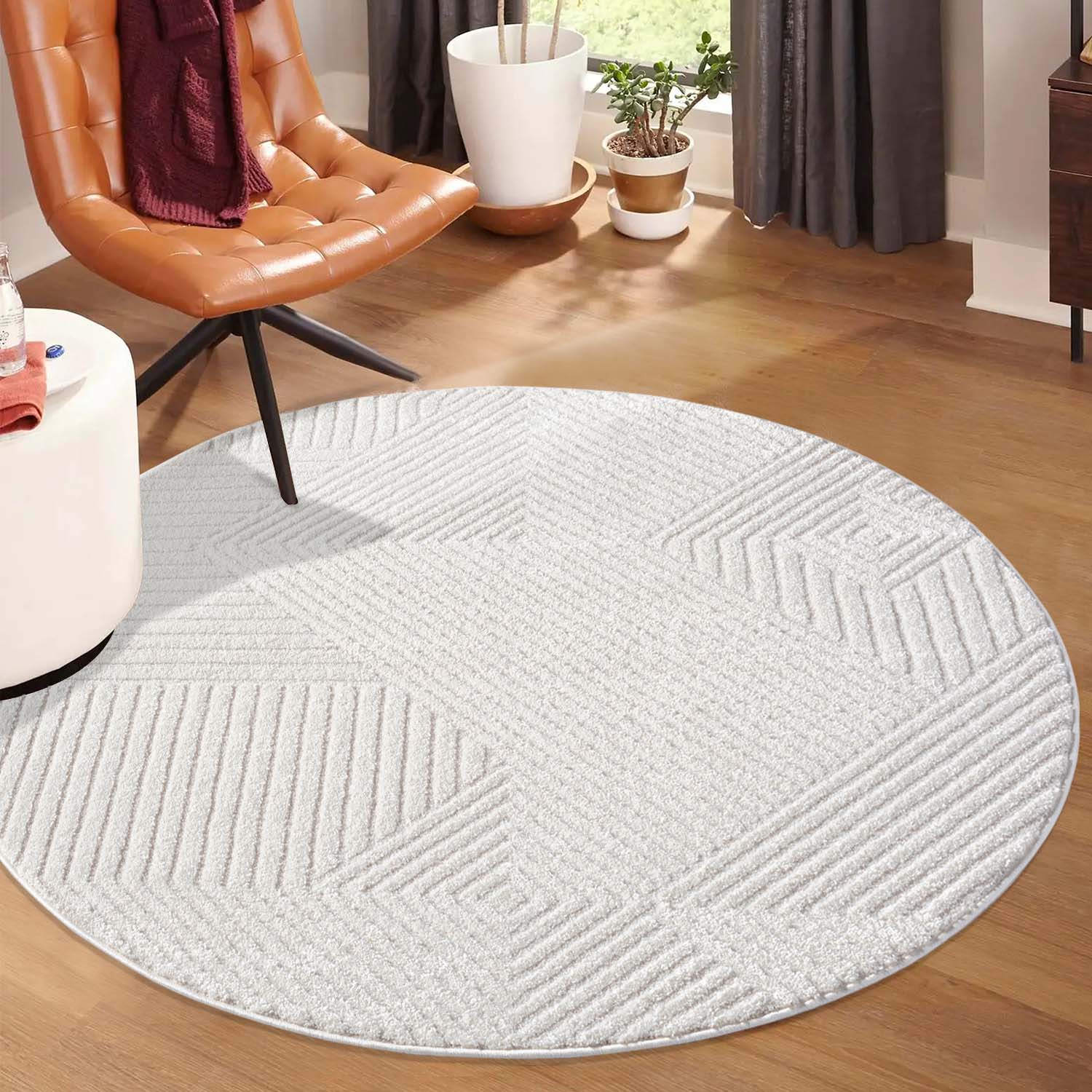 Lima 0632 creme Moderner Teppich mit Zeitlosem Design