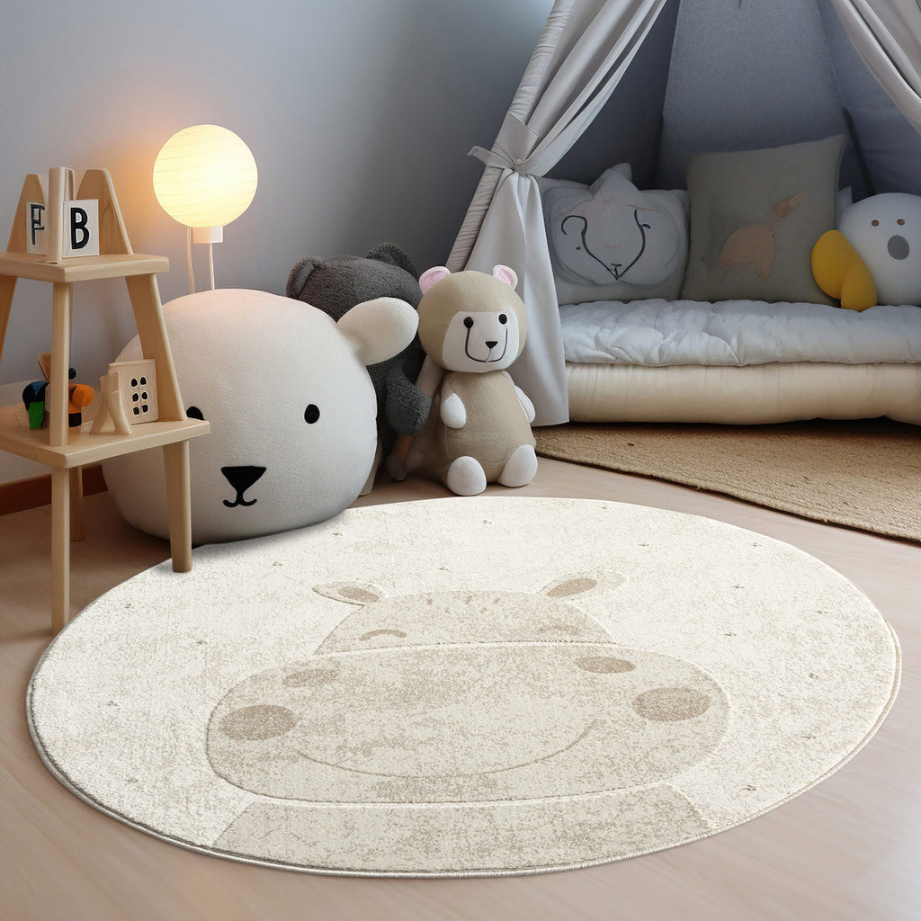 Mini 703 creme, Kinderteppich mit tollen Musterungen