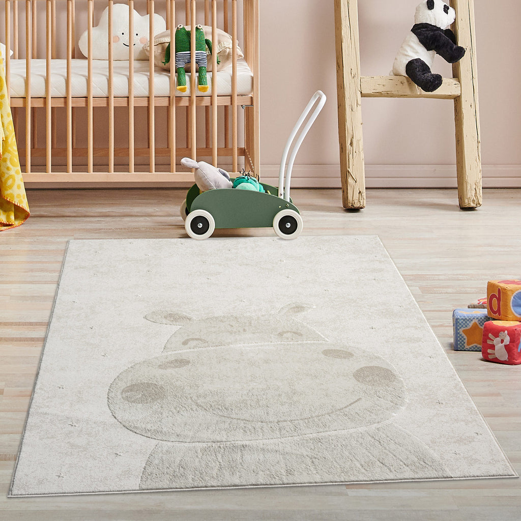 Mini 703 creme, Kinderteppich mit tollen Musterungen