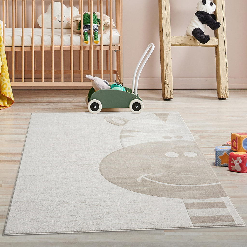 Mini 715 creme, Kinderteppich mit tollen Musterungen