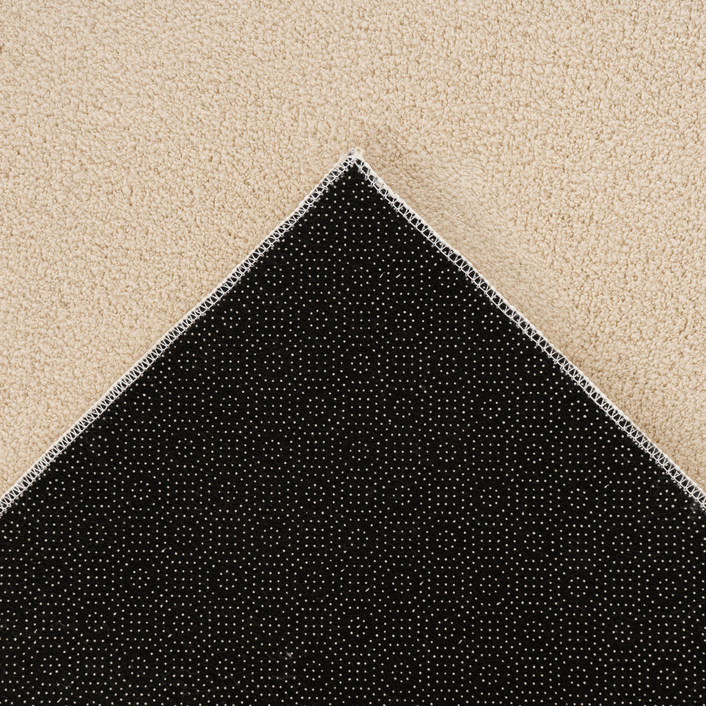 Lara 200 beige, waschbarer Teppich, Soft-Touch-Flor