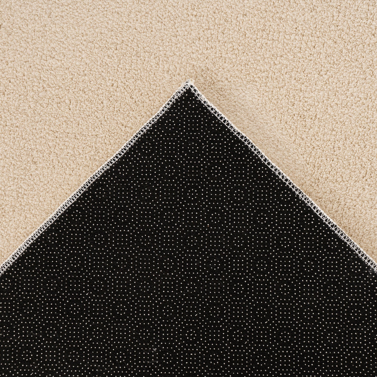 Lara 200 beige, waschbarer Teppich, Soft-Touch-Flor
