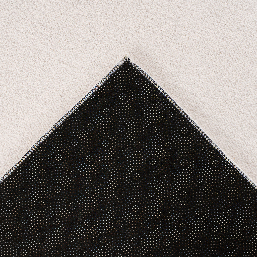 Lara 200 ivory, waschbarer Teppich, Soft-Touch-Flor
