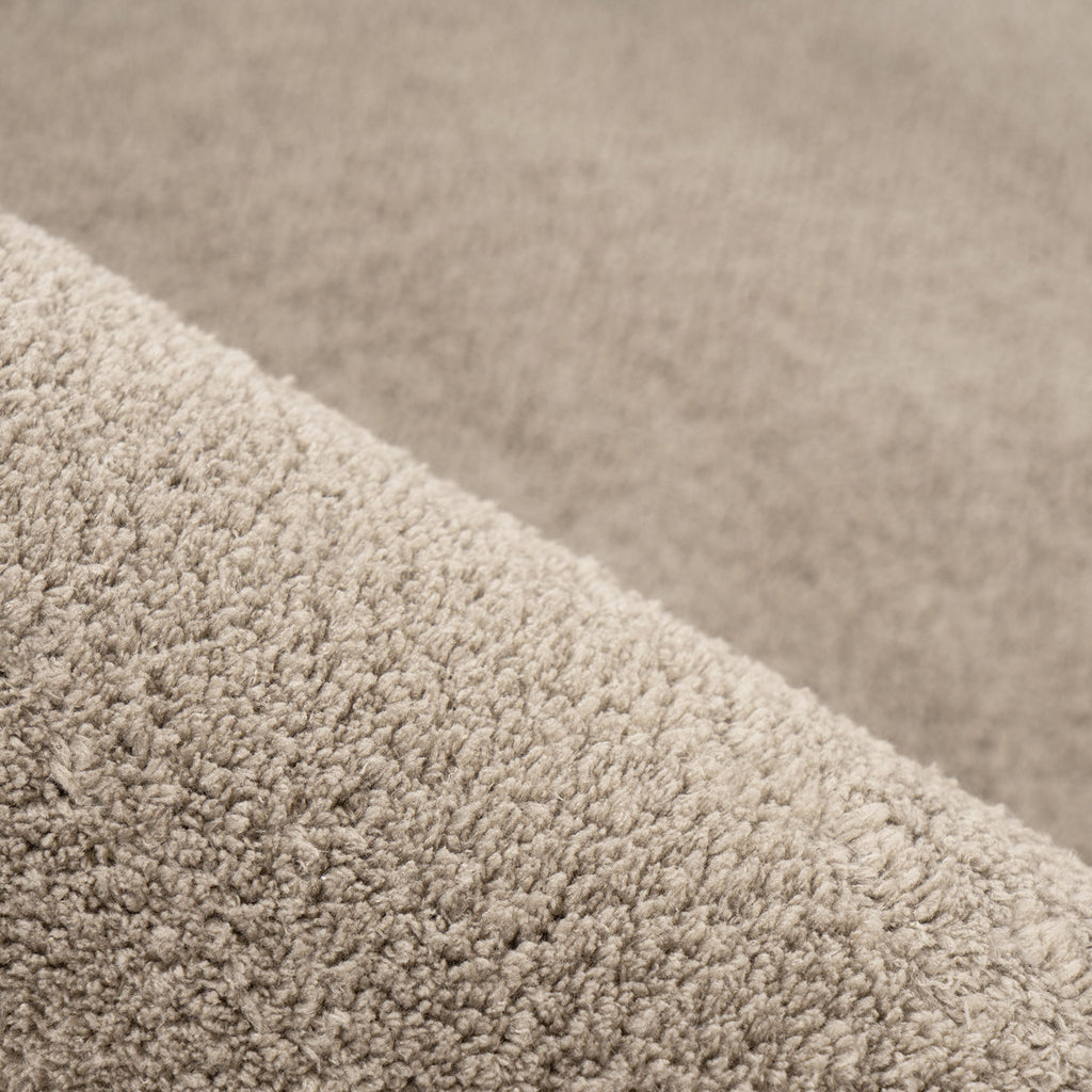 Lara 200 taupe, waschbarer Teppich, Soft-Touch-Flor