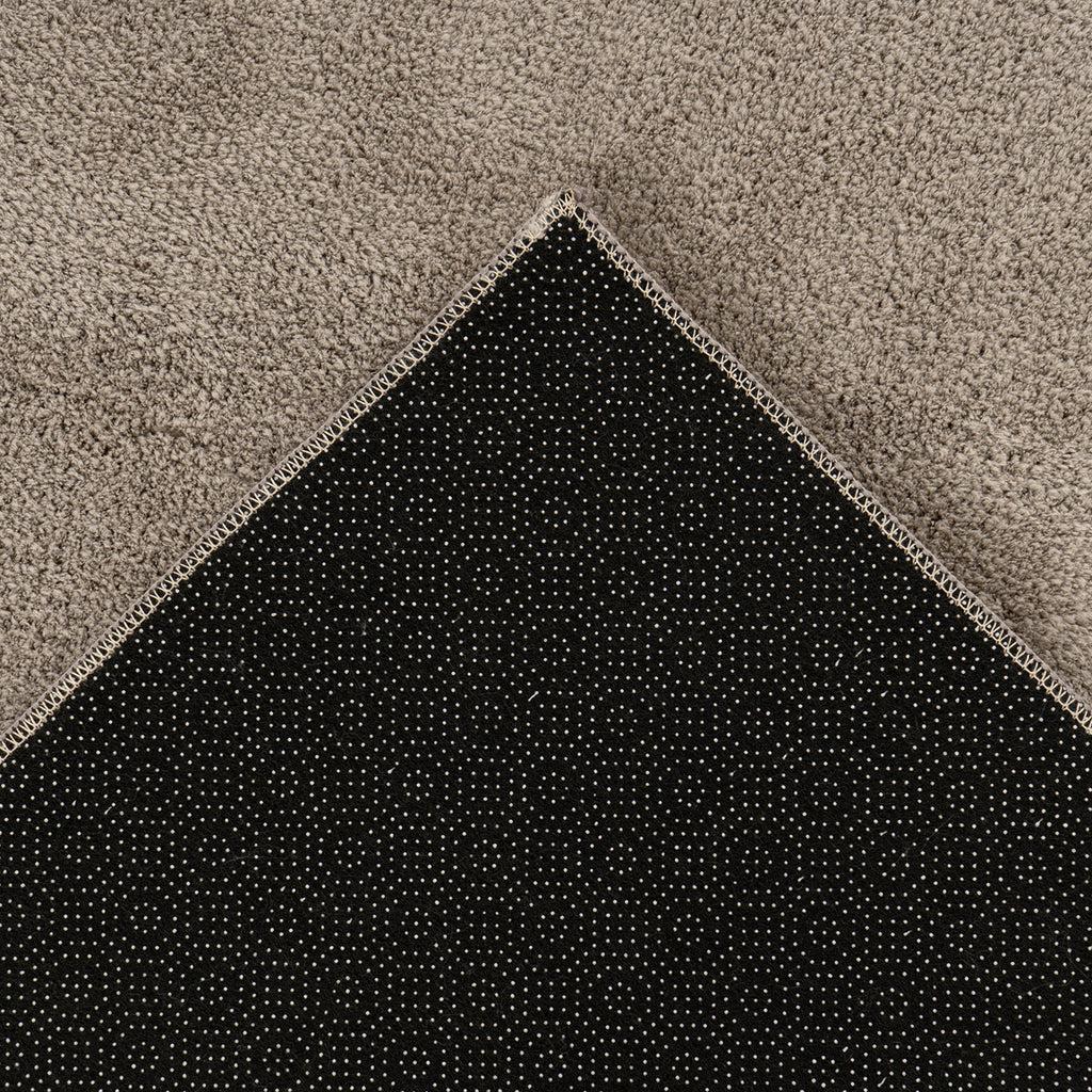 Lara 200 taupe, waschbarer Teppich, Soft-Touch-Flor