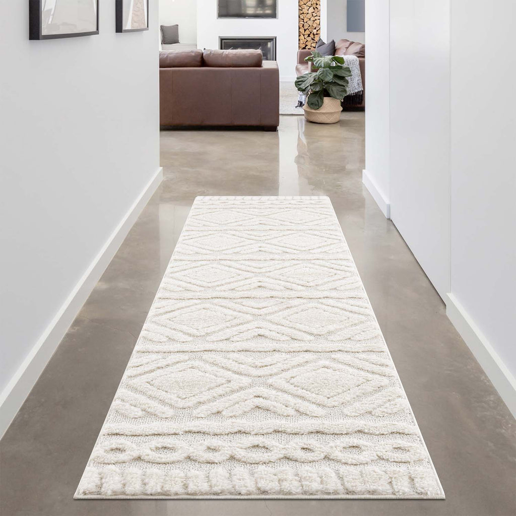 Fenya 3382 creme Boho-Skandi-Stil Teppich