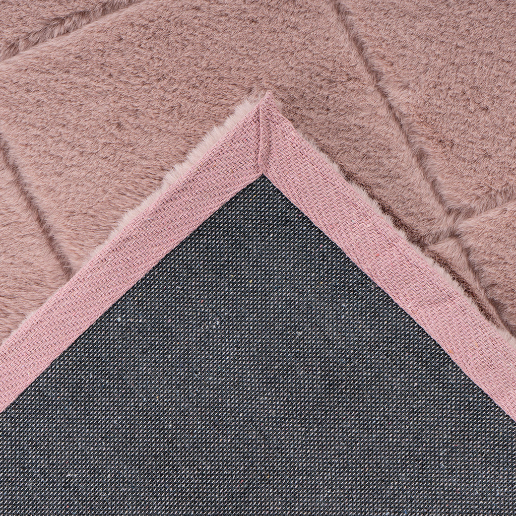 Soft 600 puder-pink, Plüschteppich kuschelig & weich