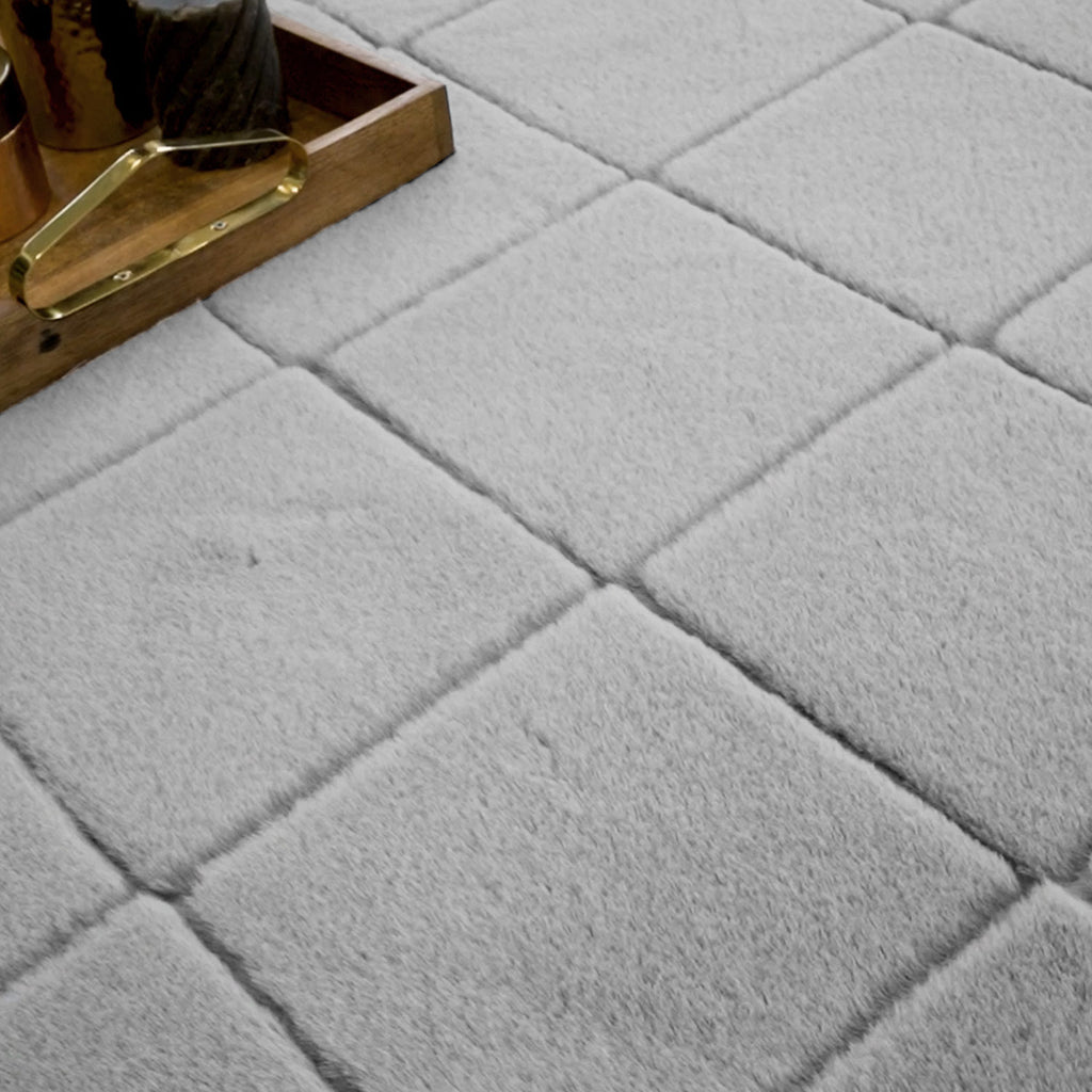 Soft 600 grau, Plüschteppich kuschelig & weich