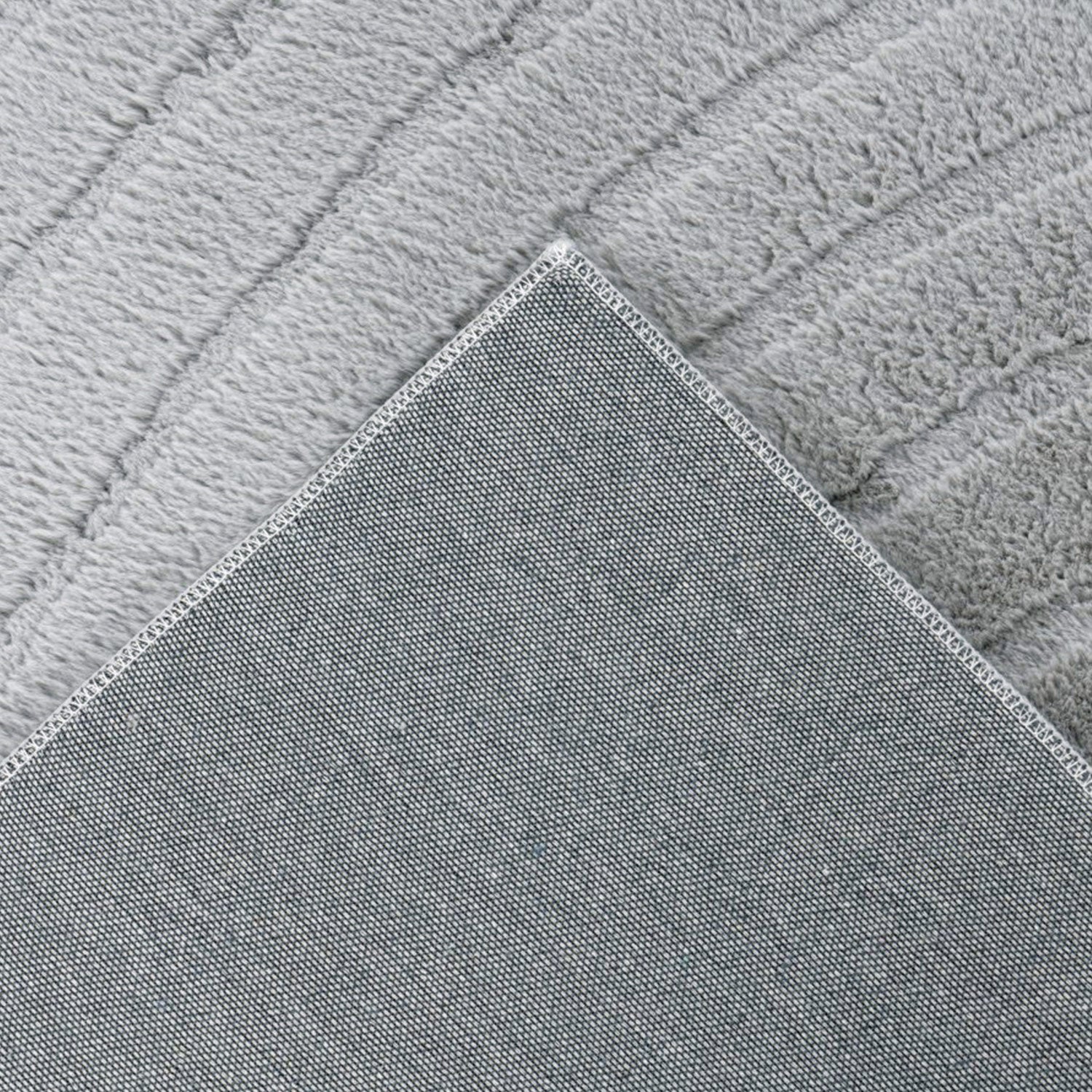 Flora 501 grau weicher Soft-Touch-Flor, kuschelig & weich