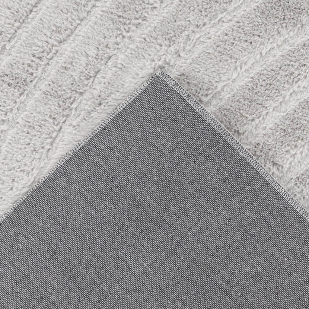 Flora 501 hellgrau-taupe weicher Soft-Touch-Flor, kuschelig & weich