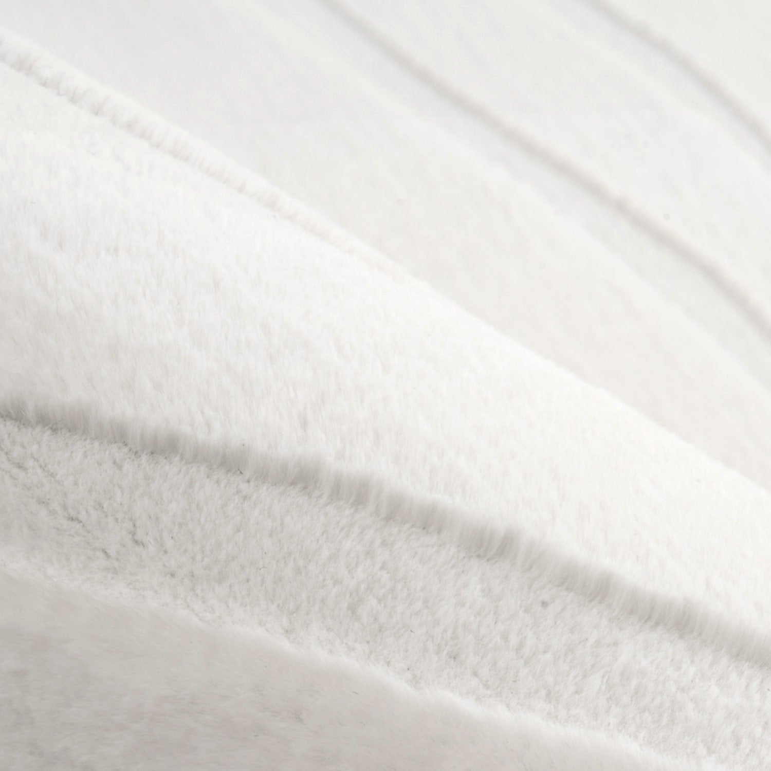 Flora 503 weiß-ivory weicher Soft-Touch-Flor, kuschelig & weich