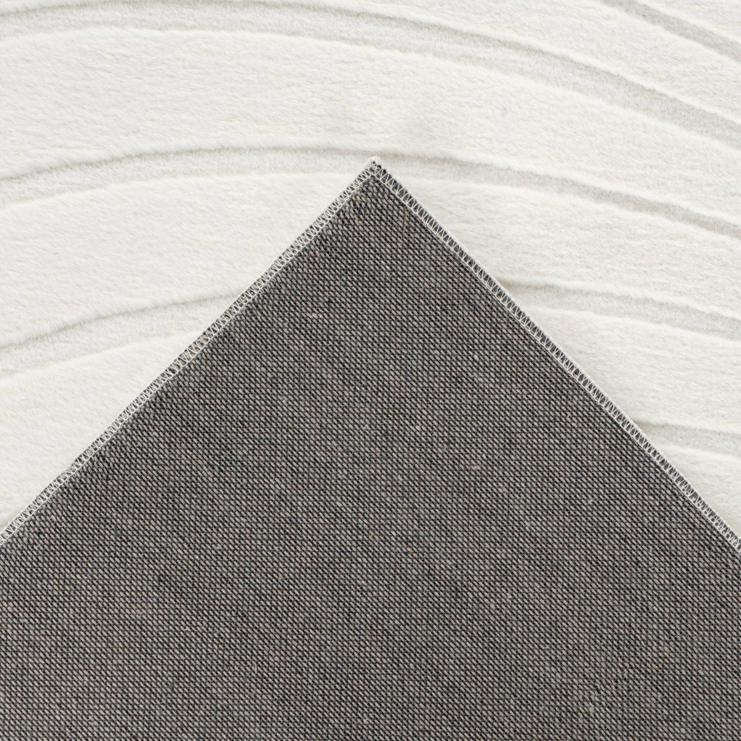 Flora 503 weiß-ivory weicher Soft-Touch-Flor, kuschelig & weich