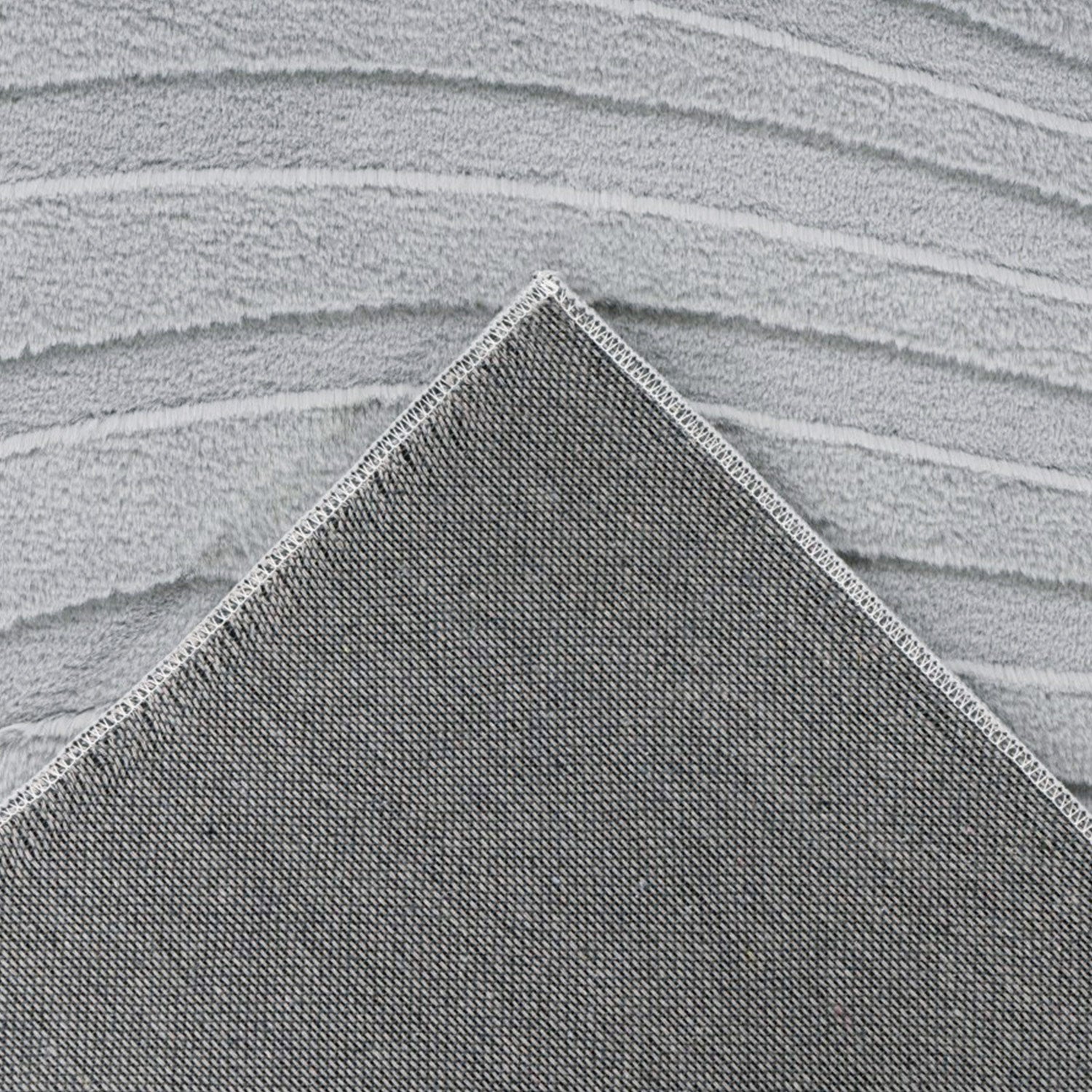 Flora 503 grau weicher Soft-Touch-Flor, kuschelig & weich